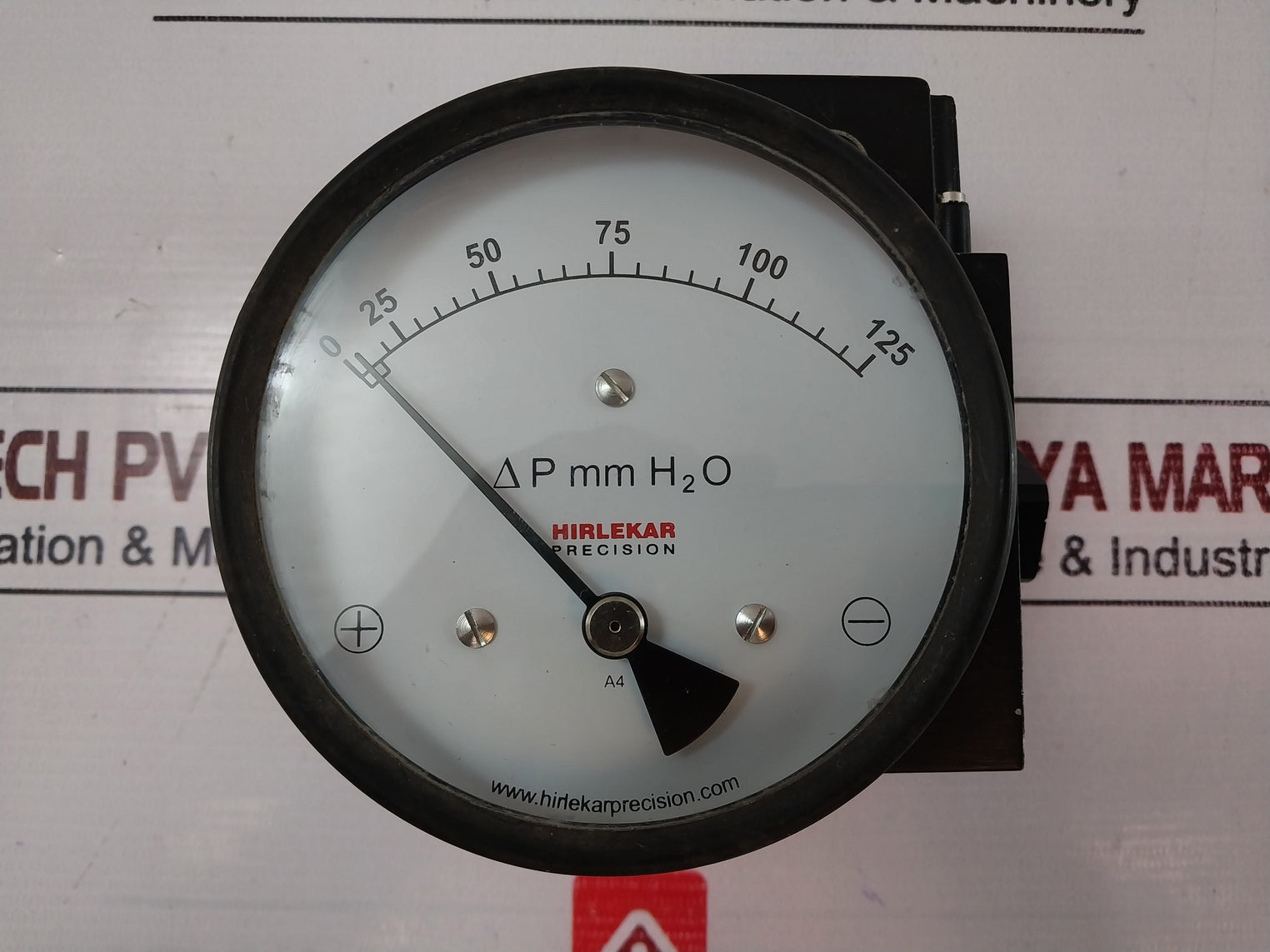 Hirlekar Precision Spdt Pressure Gauge 0-125 Mmwc