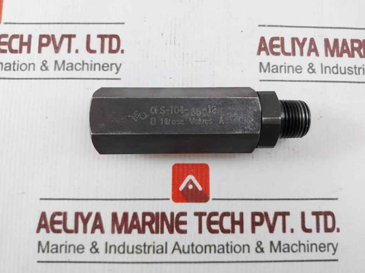 Hirose Ofs-t04-85-12T Hydraulic Flow Control Valve
