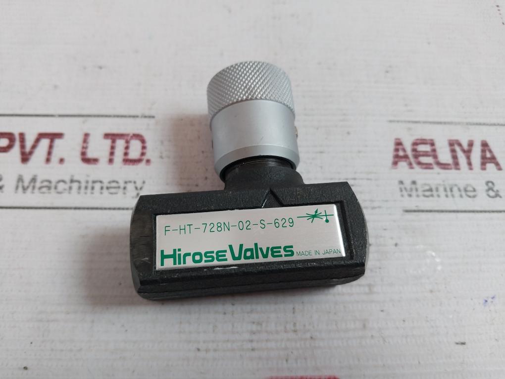Hirose Valves F-HT-728N-02-S-629 Flow Regulating Valve 30 (L/MIN)