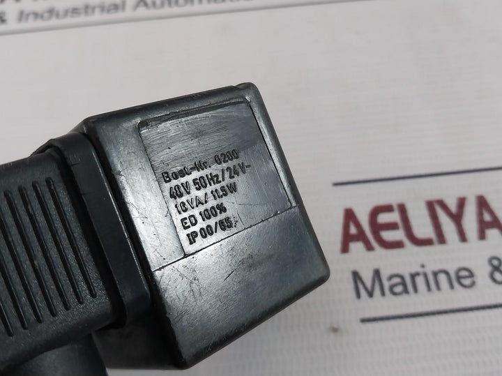 Hirschmann 0200 Solenoid Valve Coil 48V 50Hz/24V