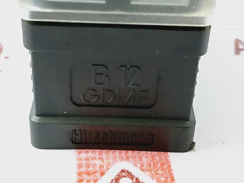 Hirschmann B 12 Gdme Connector Valve Es-3r