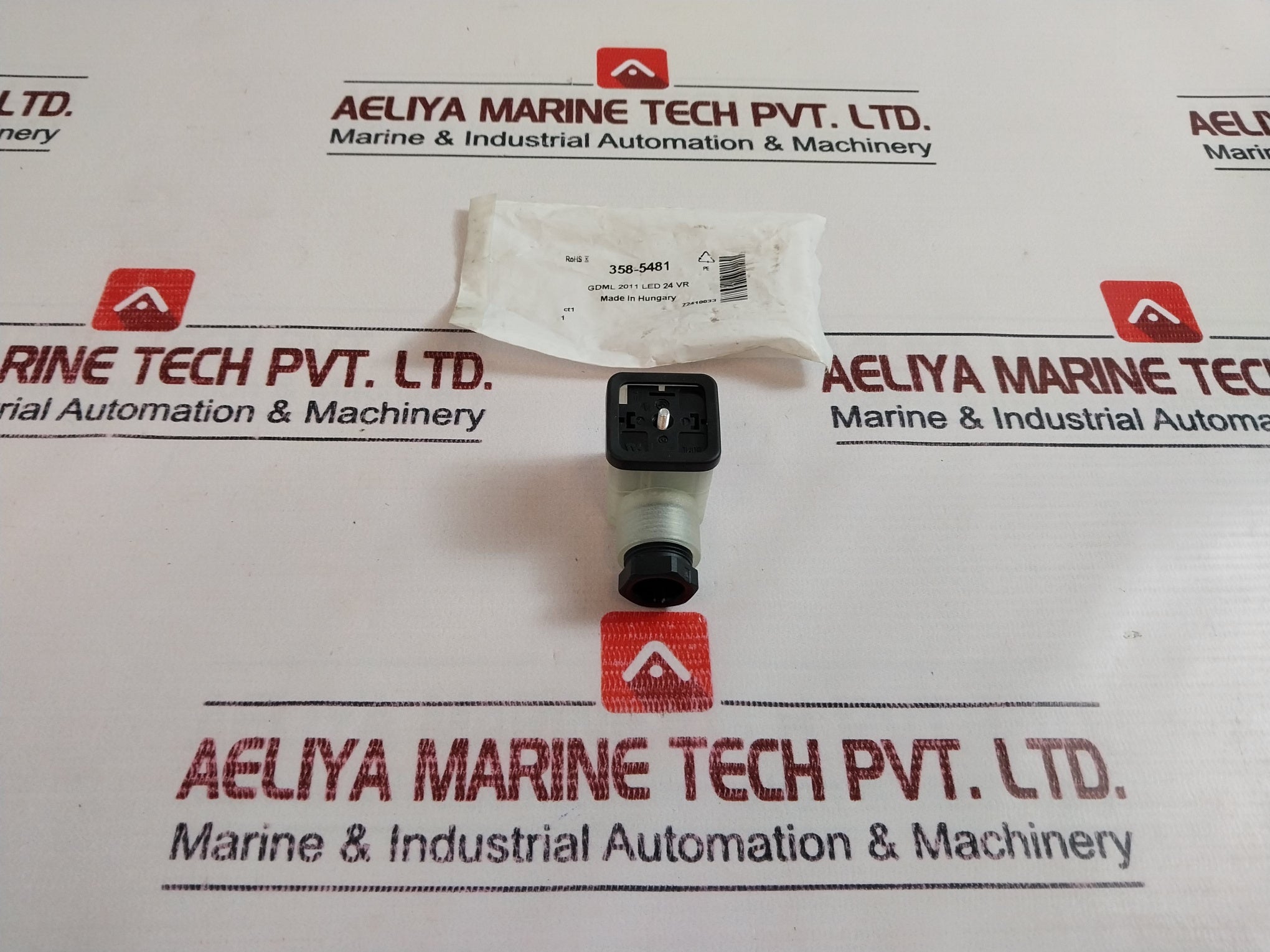 Hirschmann Gdml 2011 Solenoid Valve Connector Led 24 Vr