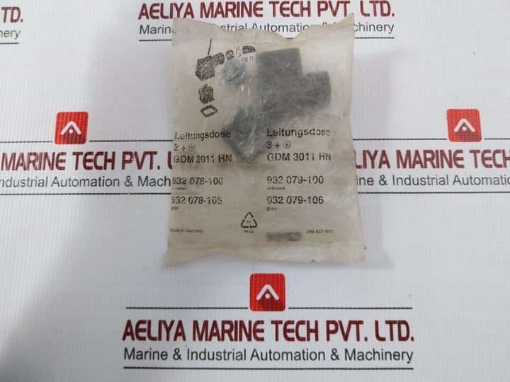 Hirschmann Solenoid Valve Connector Set 10A/250V Part No Gdm 2011 Hn