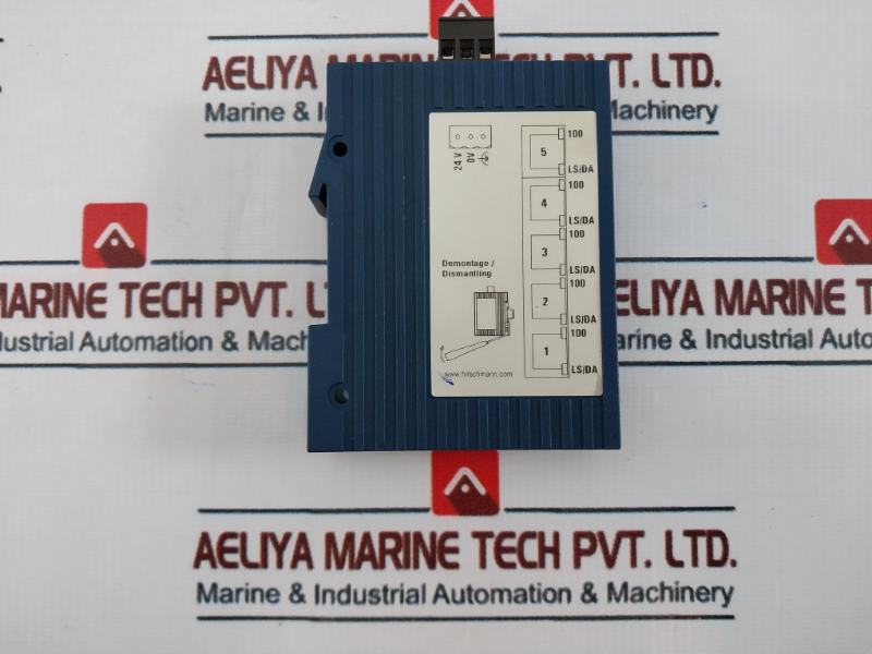 Hirschmann Spider 5Tx Ethernet Rail Switch 18-32Vdc Class 2 E175531