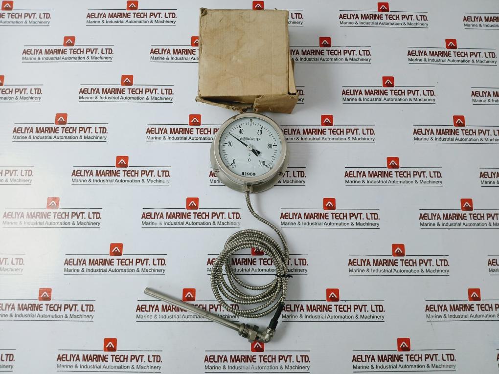 Hisco 0 to 100?C Thermometer E90002460 2/1