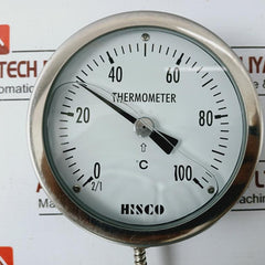 Hisco 0 to 100?C Thermometer E90002460 2/1