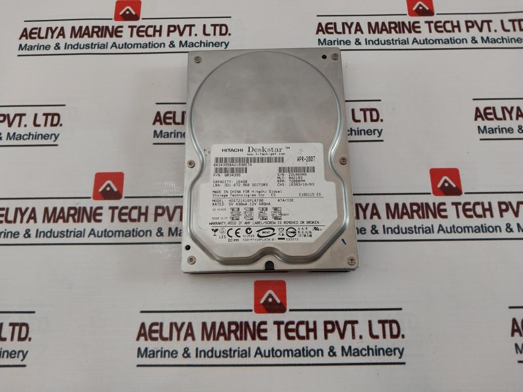 Hitachi 0A34395 Hard Disk Hds721616Plat80