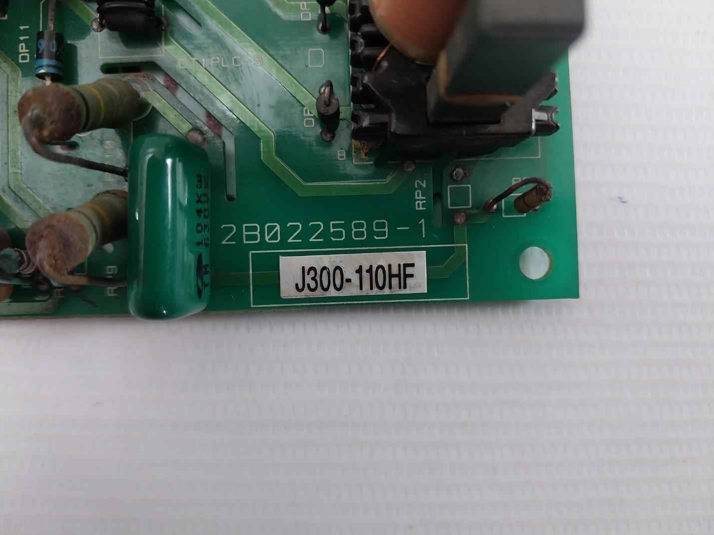 Hitachi 2B022589-1 Printed Circuit Board J300-110Hf