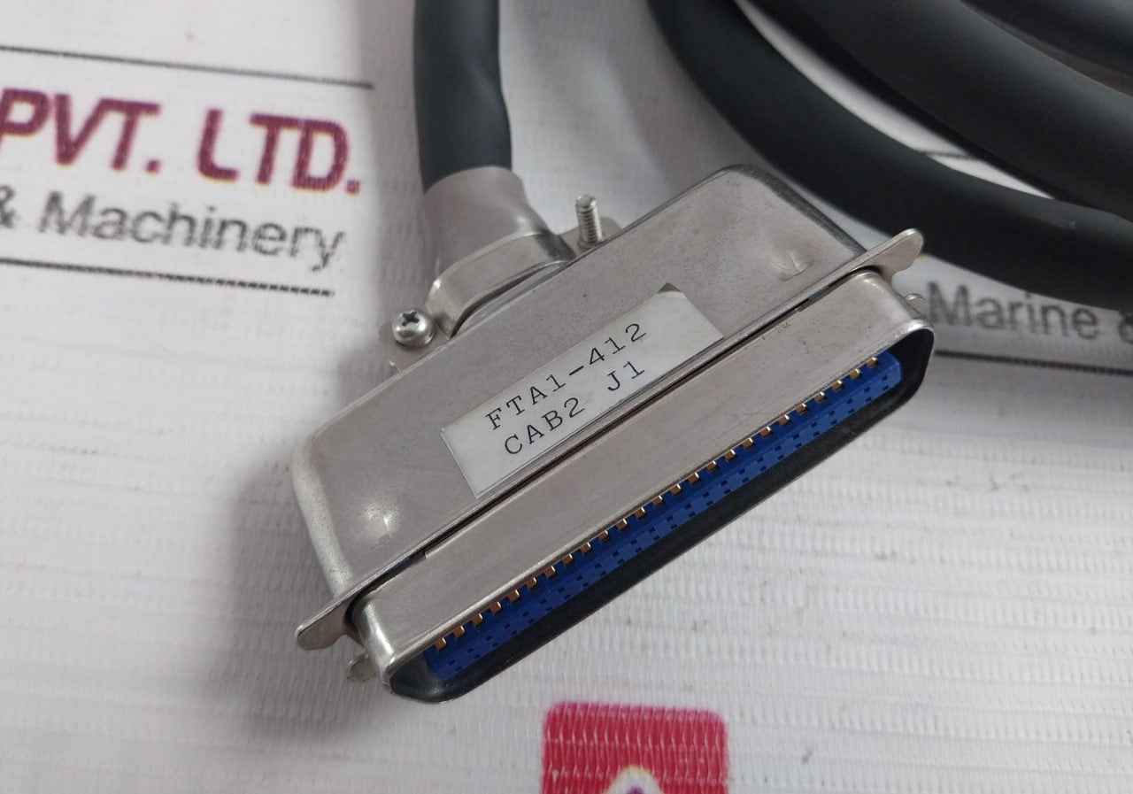 Hitachi Fta1-412 Programmer-printer Cable 4 Meter Apm1-4 J27