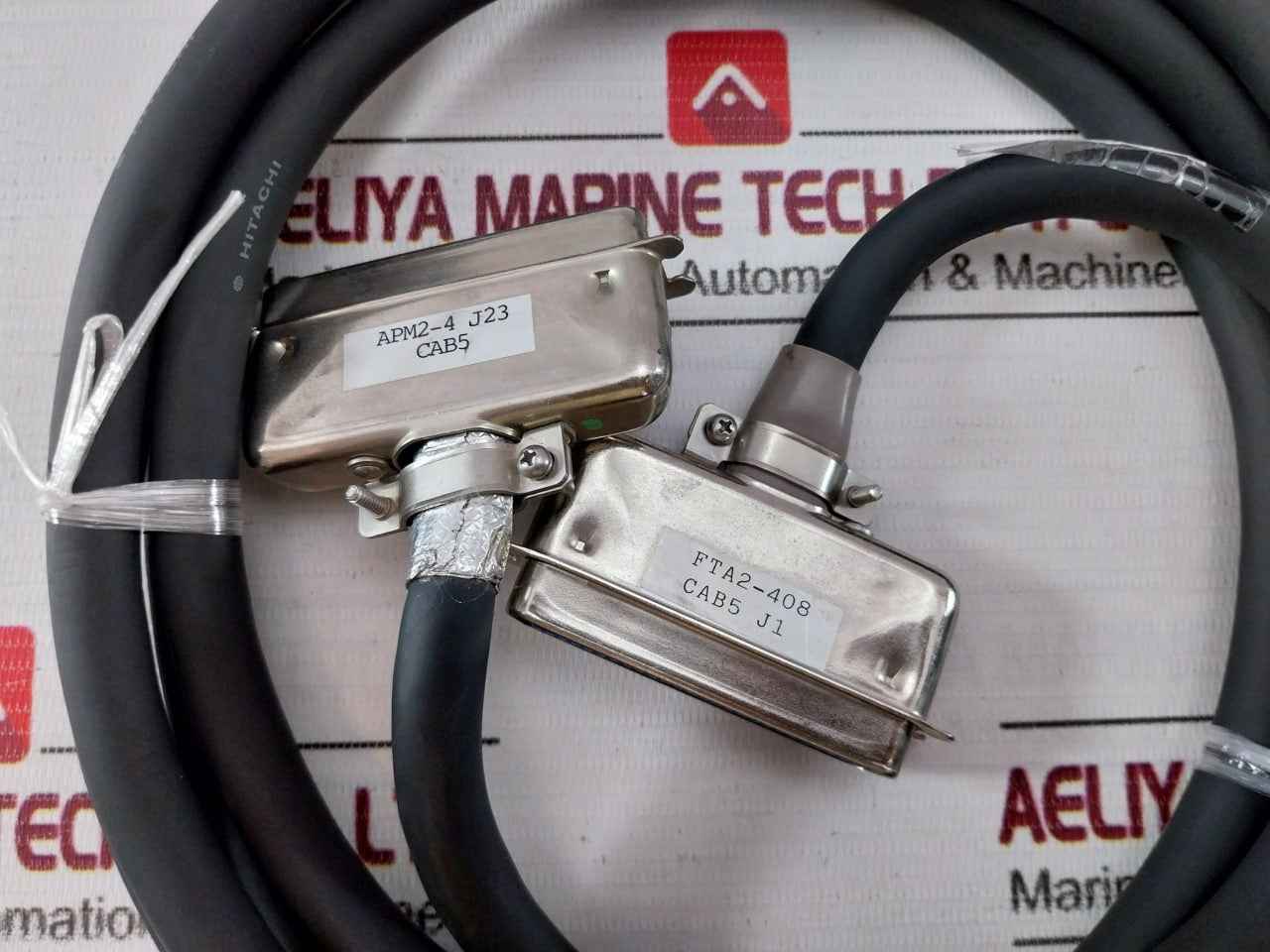 Hitachi Fta2-408 Programmer-printer Cable 3-meter Apm2-4 J23