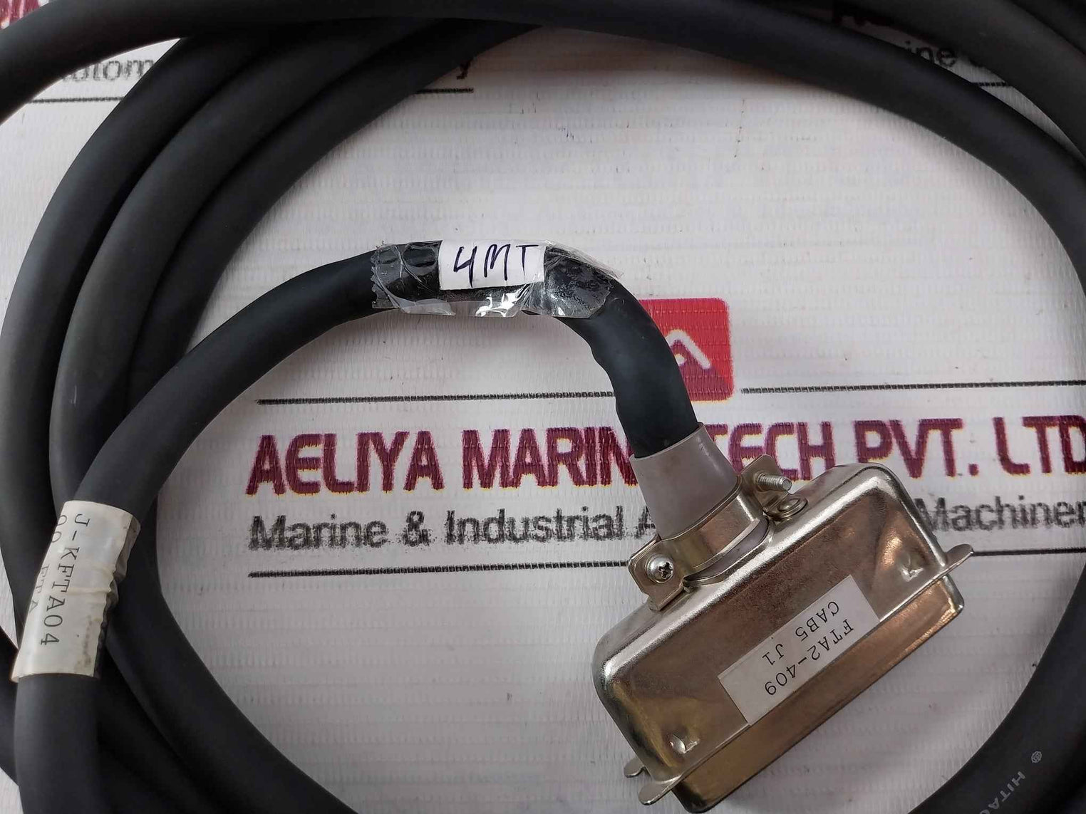 Hitachi Fta2-409 Programmer-printer Cable 4 Meter Apm2-4 J24