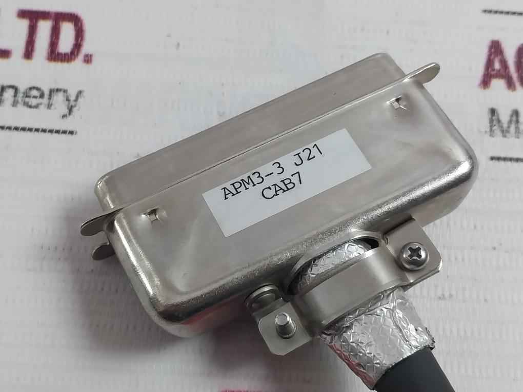 Hitachi Fta3-306 Programmer-printer Cable 3 Meter Cab7 J1 To Apm3-3 J21
