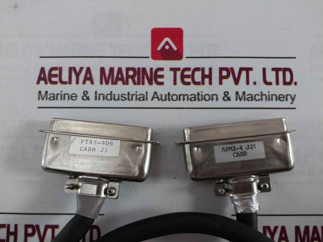 Hitachi Fta3-406 Programmer-printer Cable Apm3-4 J21 4M