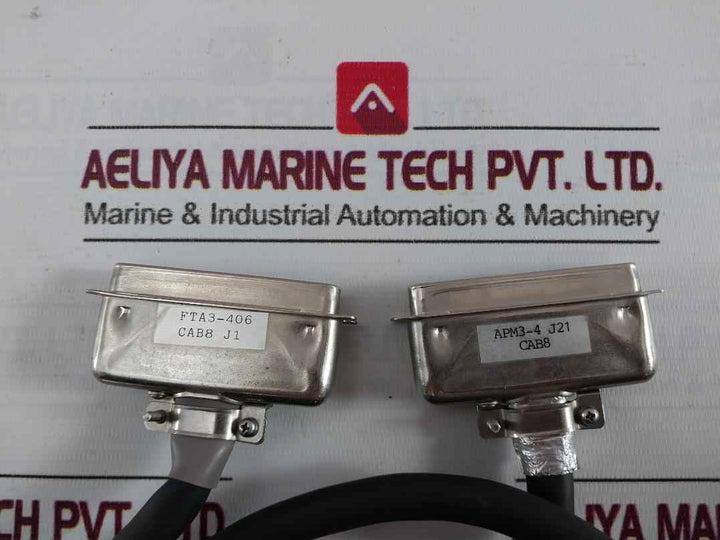 Hitachi Fta3-406 Programmer-printer Cable Apm3-4 J21 4M