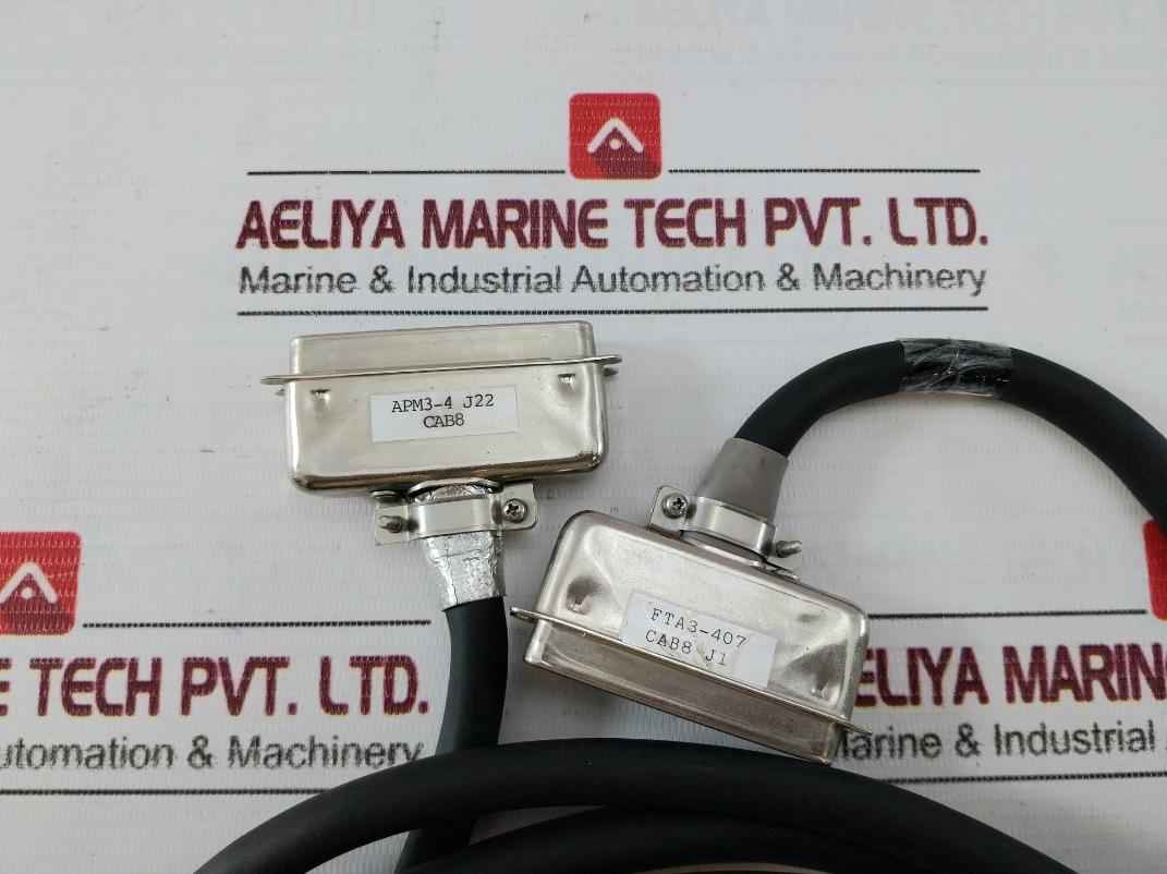 Hitachi Fta3-407 Programmer-printer Cable 3 Meter Apm3-4 J22