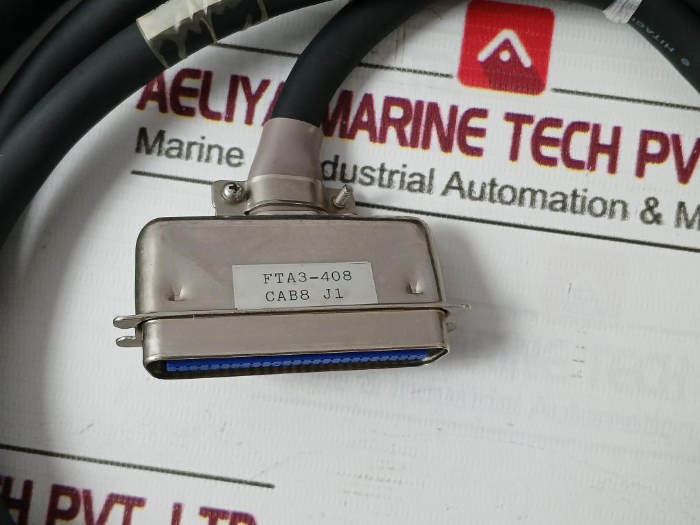 Hitachi Fta3-408 Programmer-printer Cable Apm3-4 J23 4 Meter