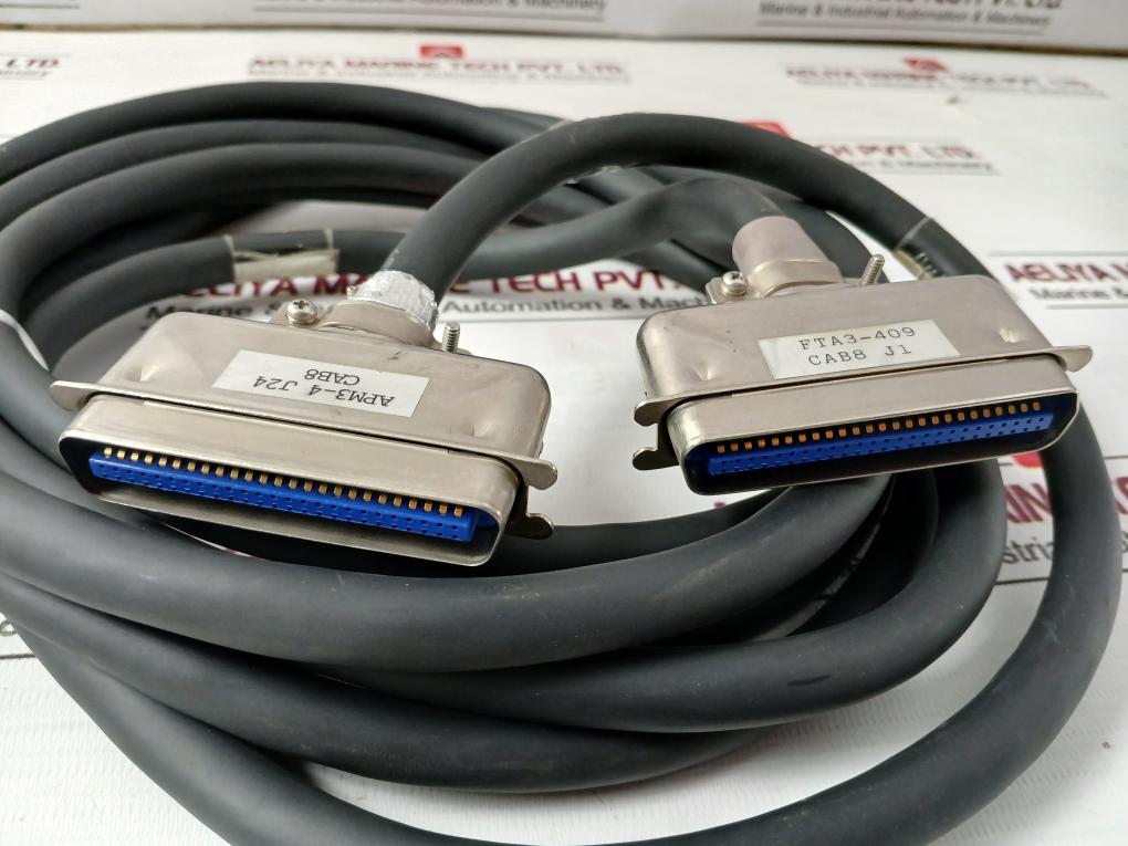 Hitachi Fta3-409 Programmer-printer Cable 4 Meter J-kfta04