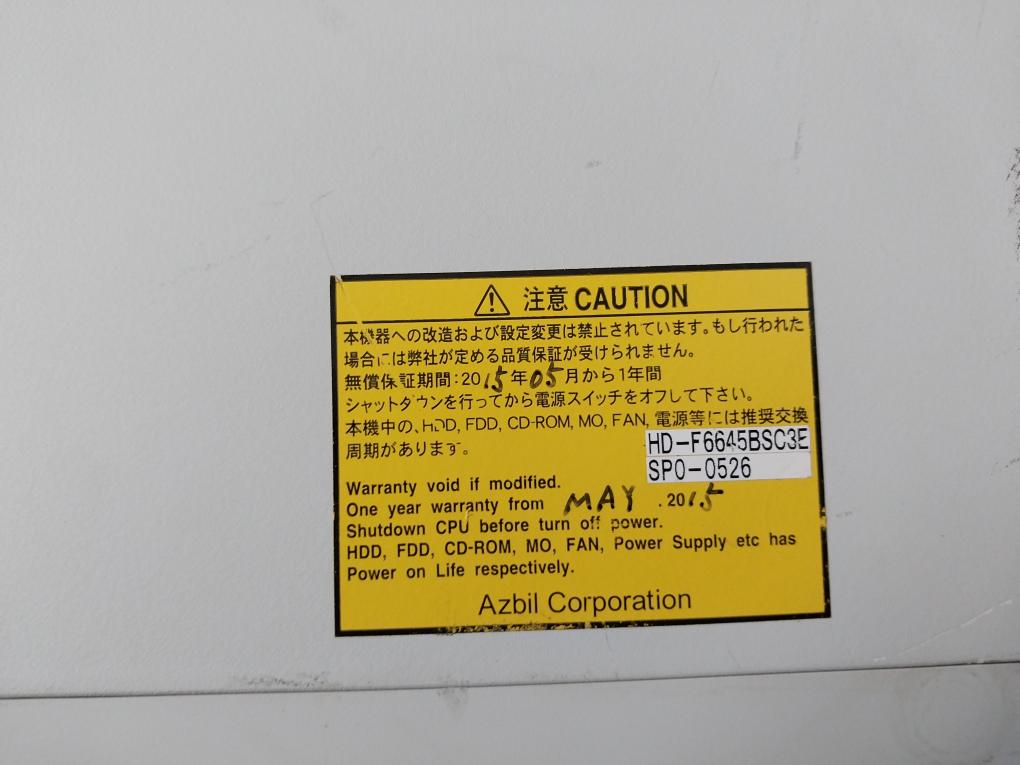 Hitachi Hf-w6500 Hj-65359Ewed Industrial Computer Cpu Ac100V-240V