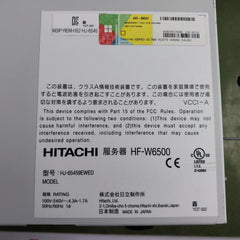 Hitachi Hf-w6500 Industrial Computer Cpu 100V-240V Hj-65459Ewed
