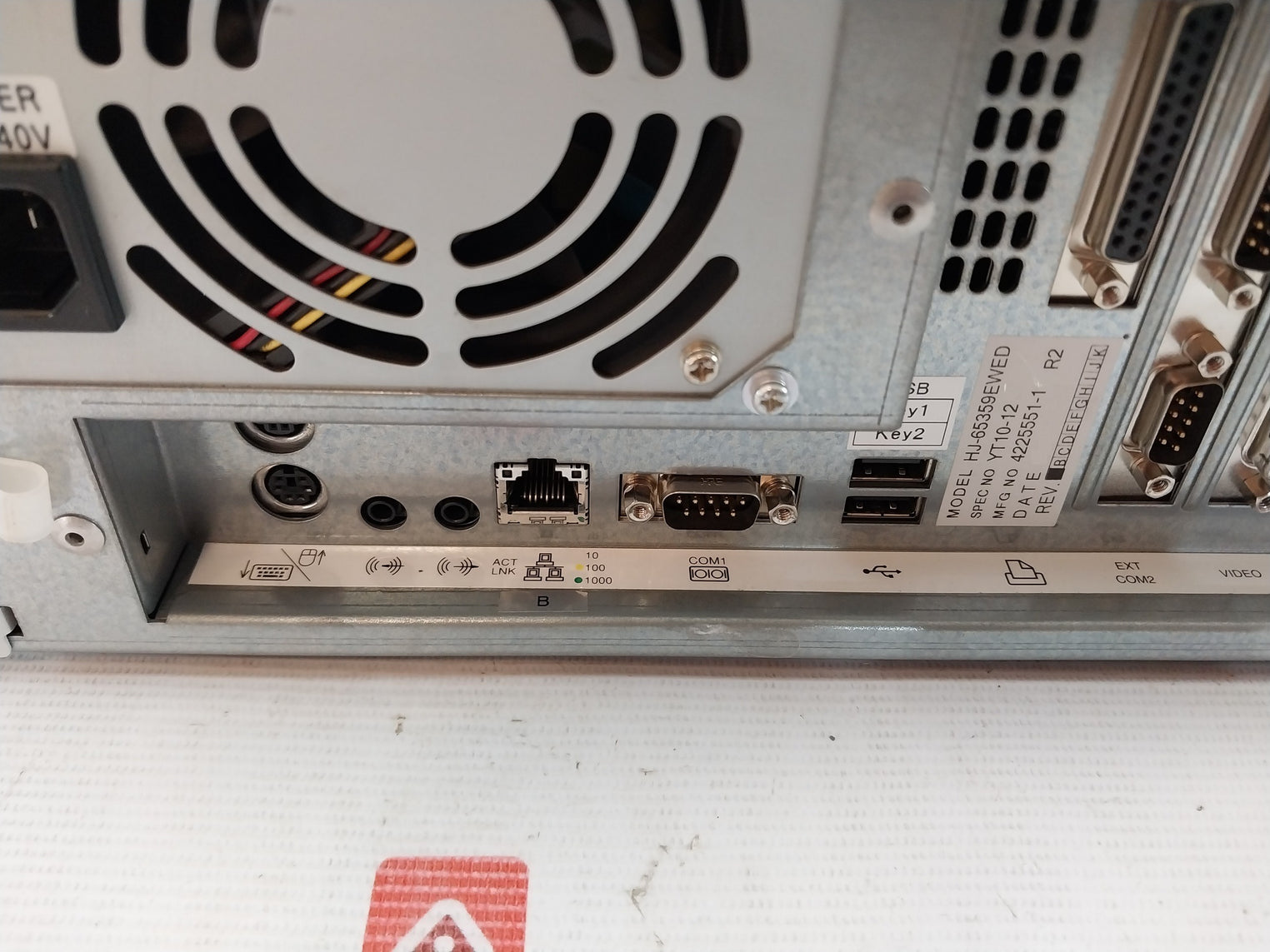 Hitachi Hf-w6500 Industrial Computer Cpu Hj-65359Ewed Ac100V–240V 50/60 Hz