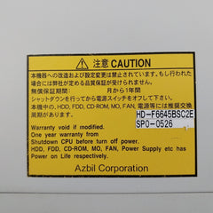 Hitachi Hf-w6500 Industrial Computer Cpu Hj-65359Ewed Ac100V–240V 50/60 Hz