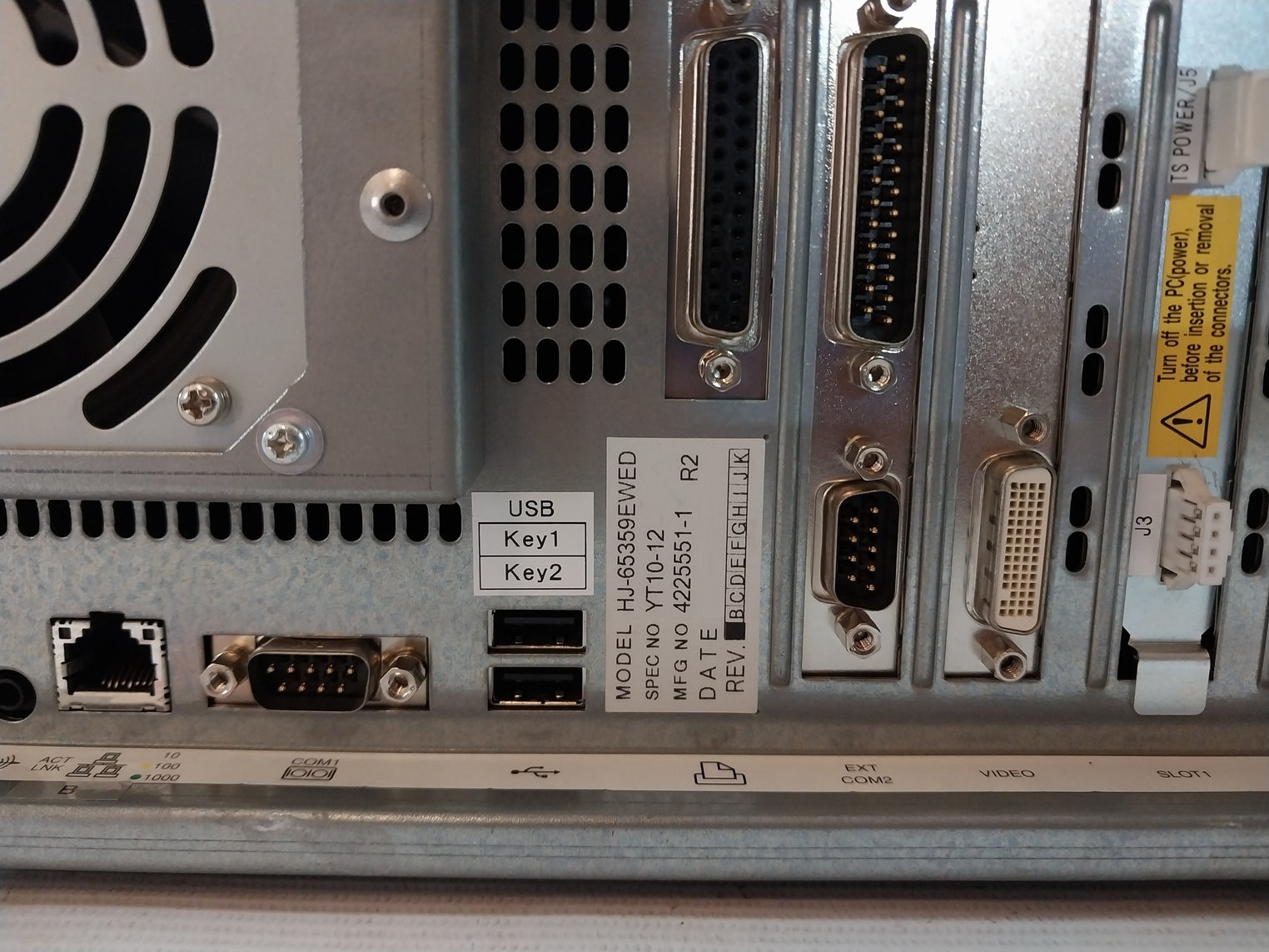 Hitachi Hf-w6500 Industrial Computer Cpu Hj-65359Ewed Ac100V–240V 50/60 Hz