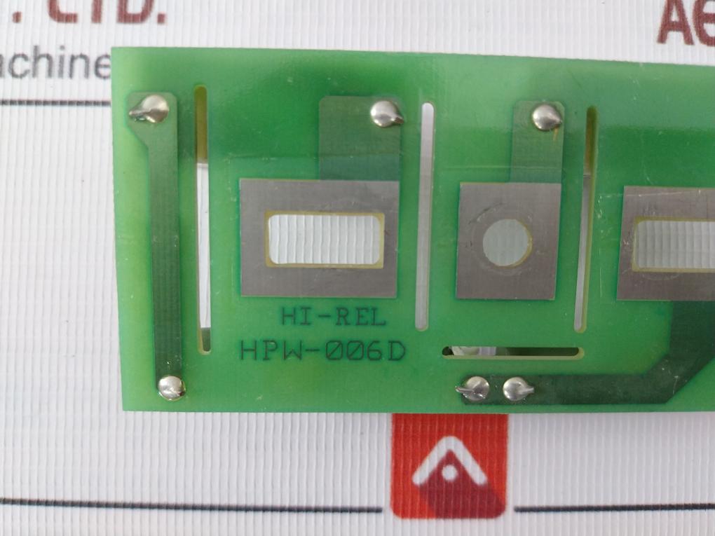 Hitachi Hpw-006D Printed Circuit Board 41092006D00000000G0L 94V-0