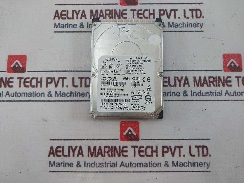 Hitachi Hta422020F9Atj0 Hard Disk Drive