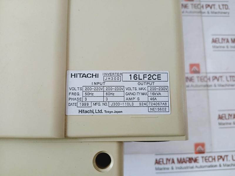 Hitachi Jh300 3 Phase Igbt Inverter 200-220V 50-60Hz 2B021918-1 16Kva