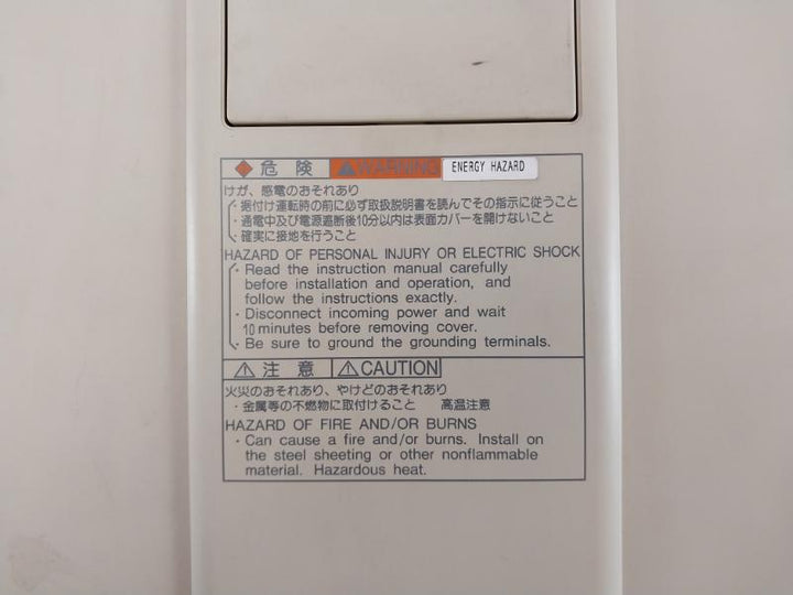 Hitachi Jh300 3 Phase Igbt Inverter J300-110L3 924Ct24027A8 24Vdc 0.15A 16 Kva
