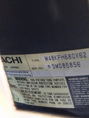 Hitachi M48Kfh680X62 Monitor Display And Honeywell Hi Res Crt Cable 120-240V