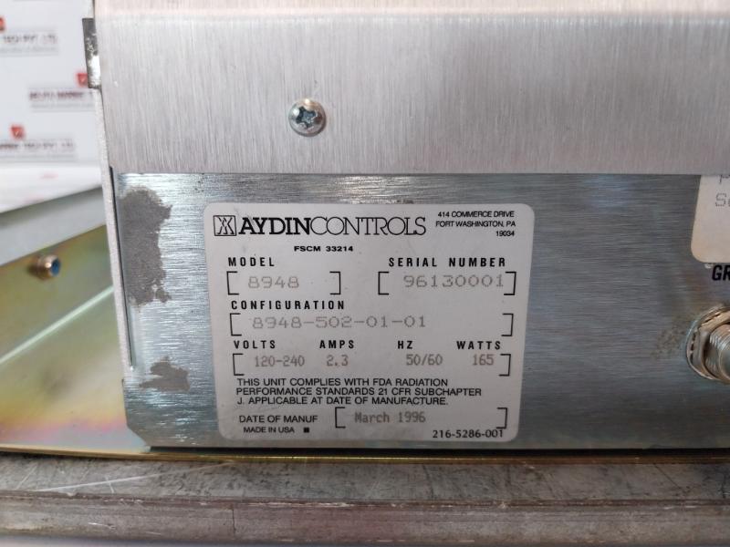 Hitachi M48Kfh680X62 Monitor Display And Honeywell Hi Res Crt Cable 120-240V