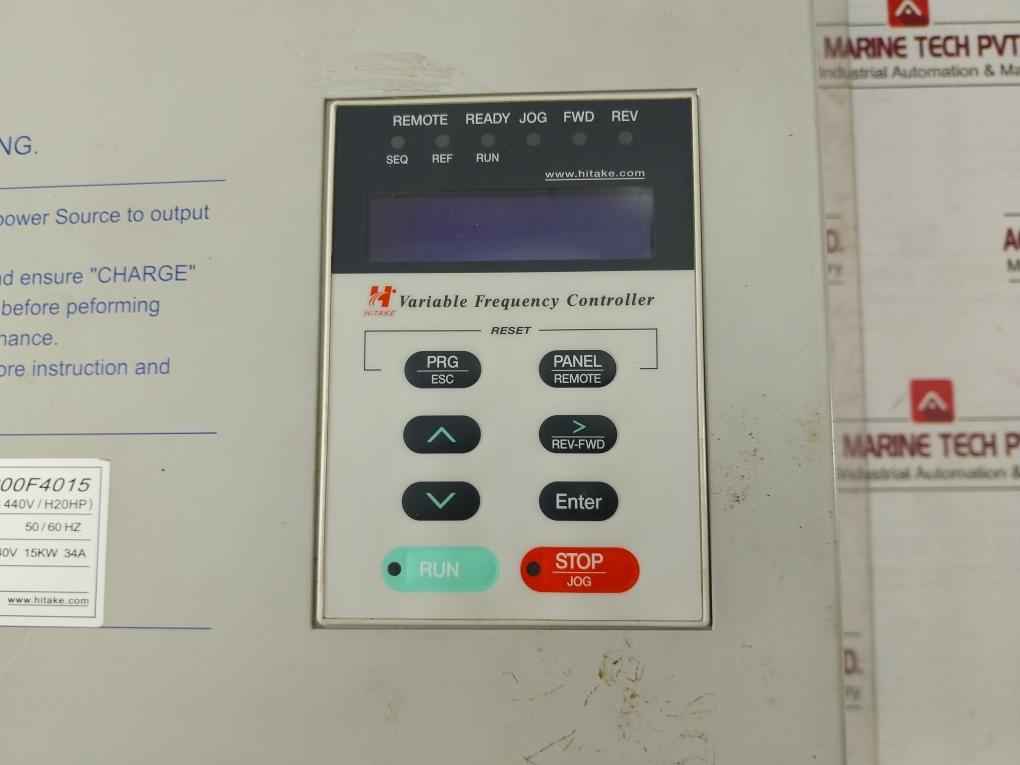 Hitake Vfc-1200F4015 Variable Frequency Controller 15-20Hp-drv15 Ac440V 50/60Hz
