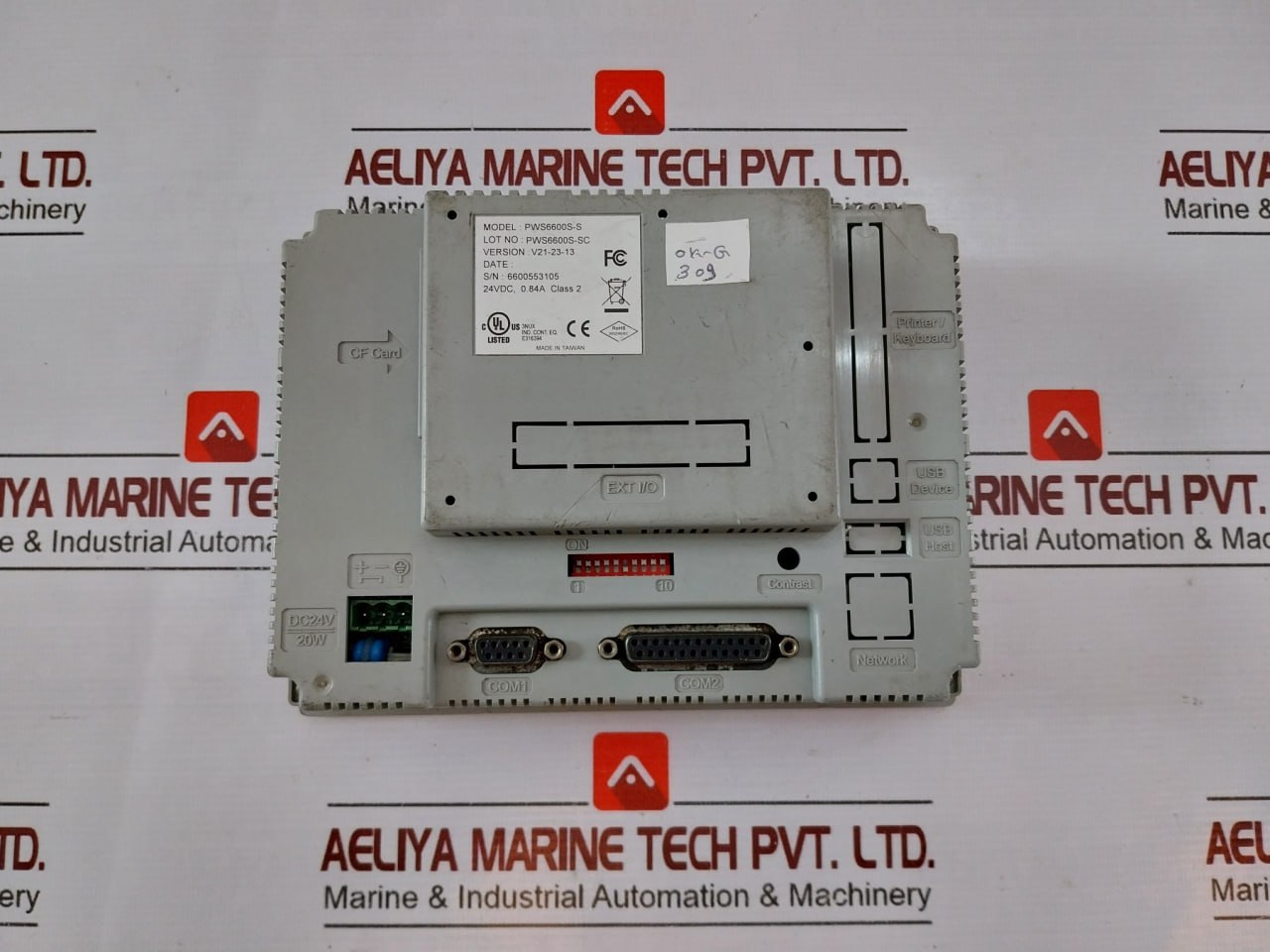 Hitech Pws6600S-s Programmable Terminal Hmi Module V21-23-13 24Vdc, 0.84A