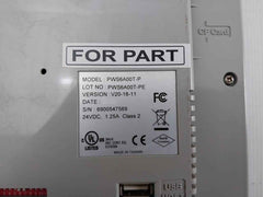 Hitech Pws6a00t-p Touch Screen Panel 24vdc, 1.25a Class 2 (Not Working)