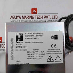 Hitek Power Ms1100-802-02 High Voltage Power Supply Unit Dn1100-10 Rev A