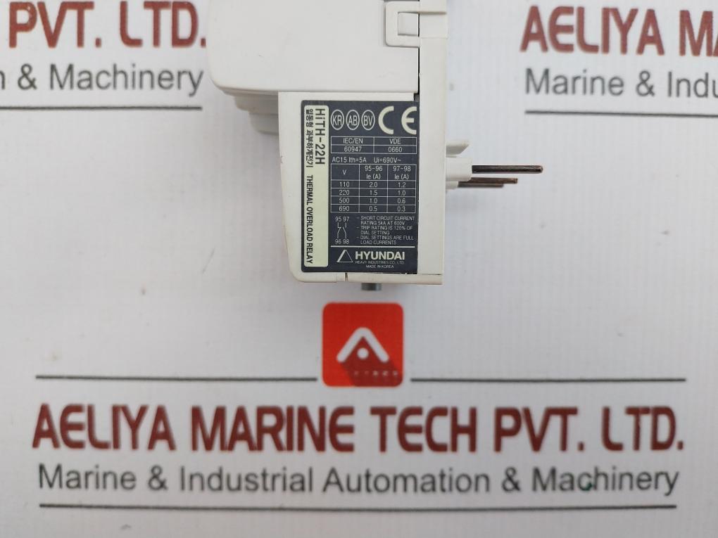 Hith-22H Thermal Overload Relay Hyundai 690V