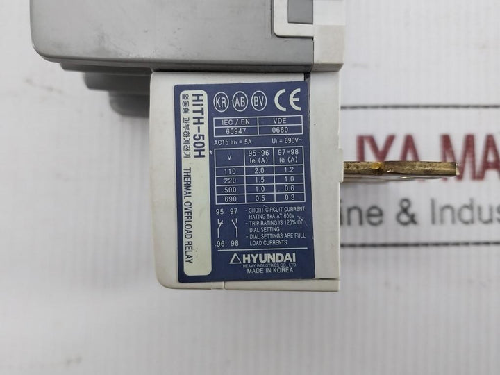 Hith-50H-Thermal-Overload-Relay-690V-5Ka-N0050R-5A-36-50-Arc-Hyundai-209620-8