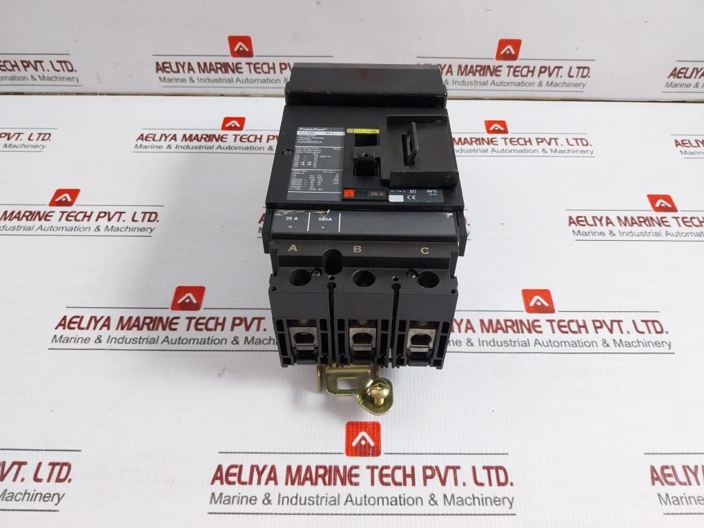 Hja36020Ca Square D 3-pole H-frame Molded Case Circuit Breaker Ii-550A In-20A
