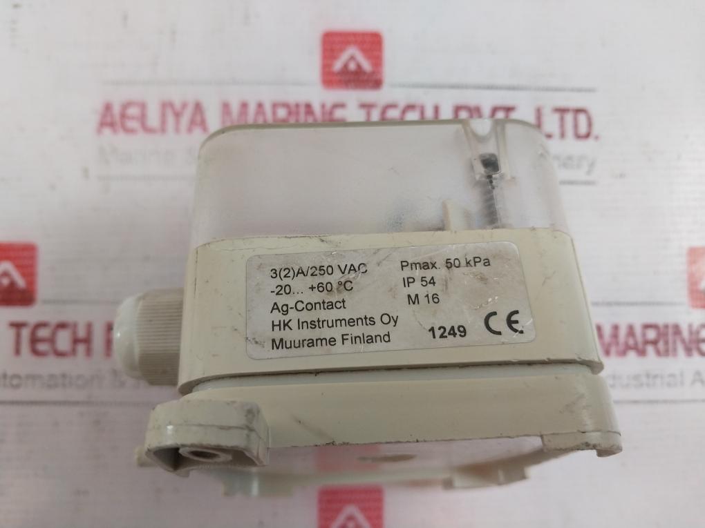 Hk Instruments Diff20Pa Differential Pressure Transmitter 3(2)A/250 Vac 50 Kpa