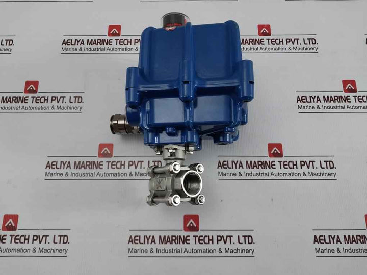 Hkc Hq-006 Electric Actuator For Ball Valve 10w M20r Cf8m 1000psi F03/f04
