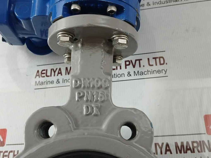 Hkc Hq-0083500100 Electric Part Turn Actuator Flanged W/ Butterfly Valve 3Ph