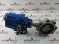 Hkc Hq-0083500100 Electric Part Turn Actuator Flanged W/ Butterfly Valve 3Ph