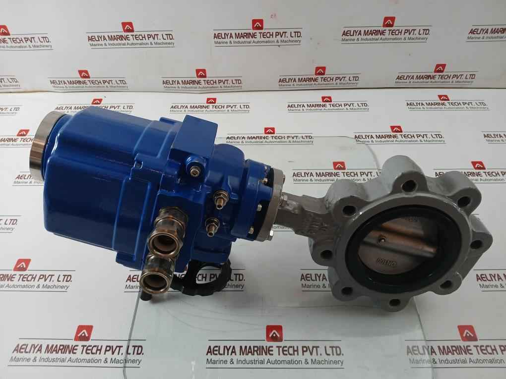 Hkc Hq-0083500100 Electric Part Turn Actuator Flanged W/ Butterfly Valve 3Ph