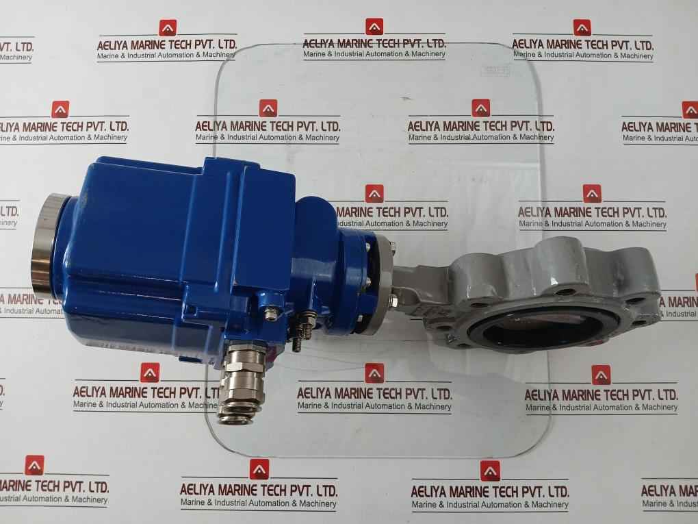 Hkc Hq-0083500100 Electric Part Turn Actuator Flanged W/ Butterfly Valve 3Ph