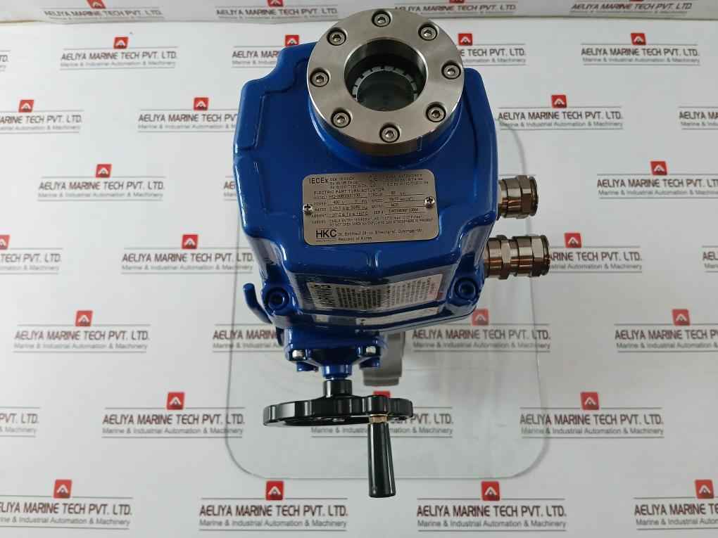 Hkc Hq-0083500100 Electric Part Turn Actuator Flanged W/ Butterfly Valve 3Ph