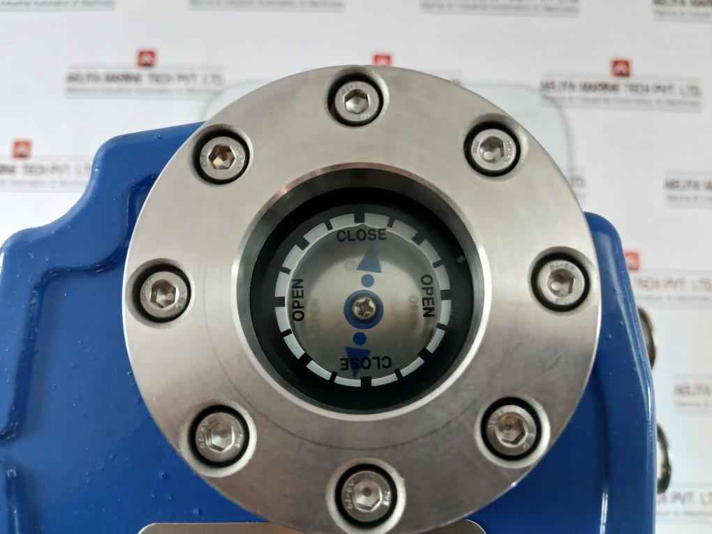 Hkc Hq-0083500100 Electric Part Turn Actuator Flanged W/ Butterfly Valve 3Ph