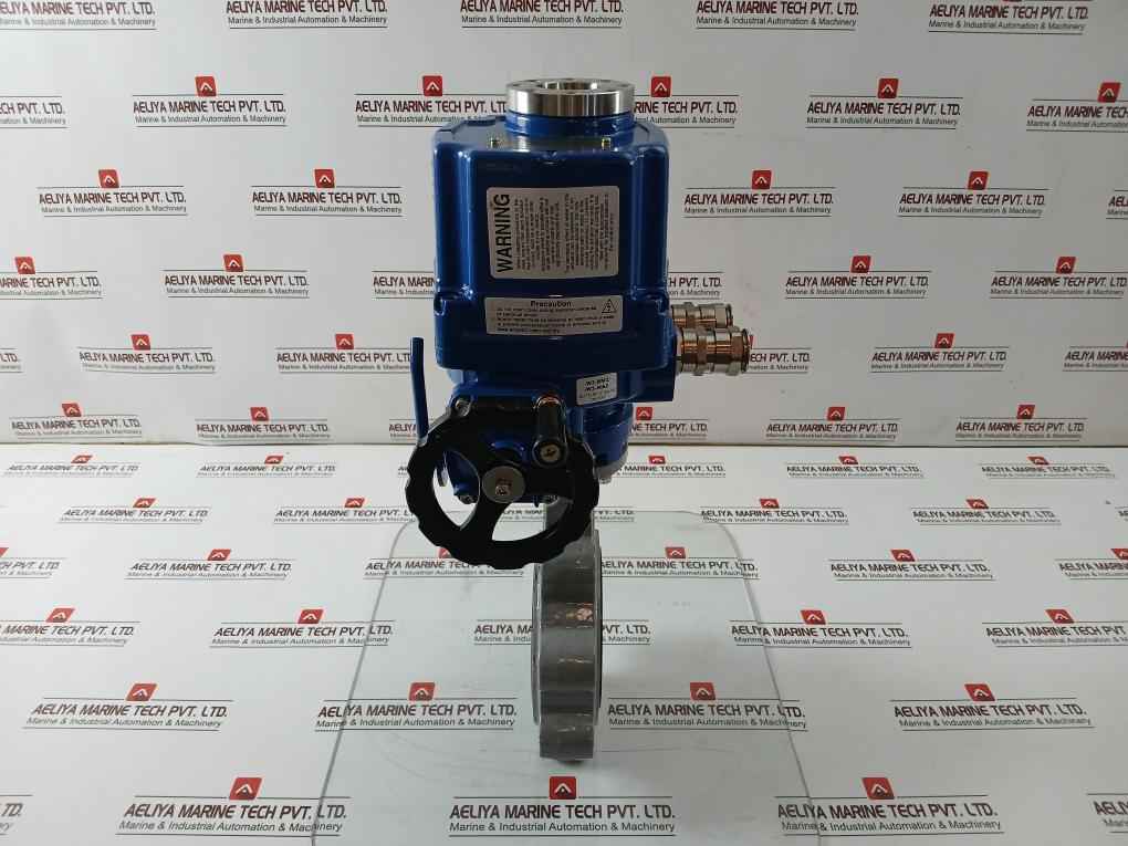 Hkc Hq-0083500100 Electric Part Turn Actuator Flanged W/ Butterfly Valve 3Ph