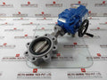 Hkc Hq-0083500100 Electric Part Turn Actuator Flanged W/ Butterfly Valve 3Ph