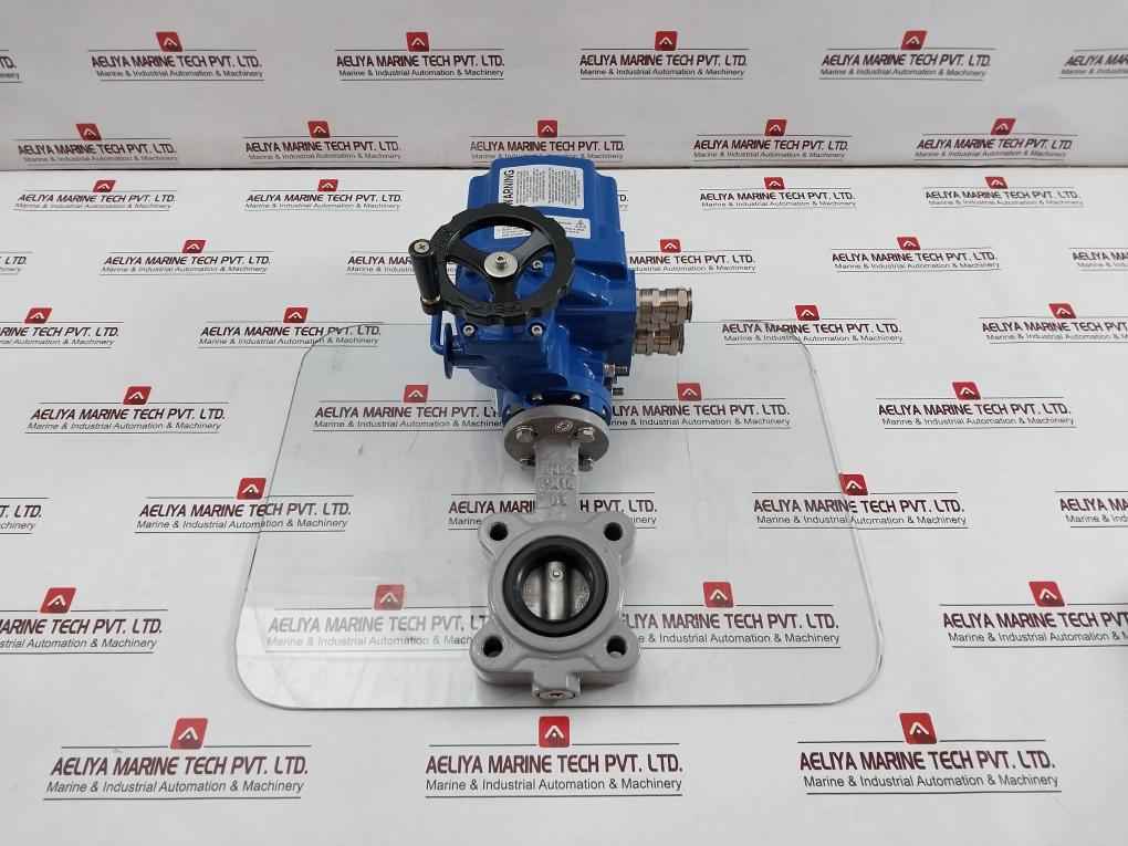 Hkc Hq-0083500100 Electric Part Turn Actuator Flanged W/butterfly Valve 80 Nm